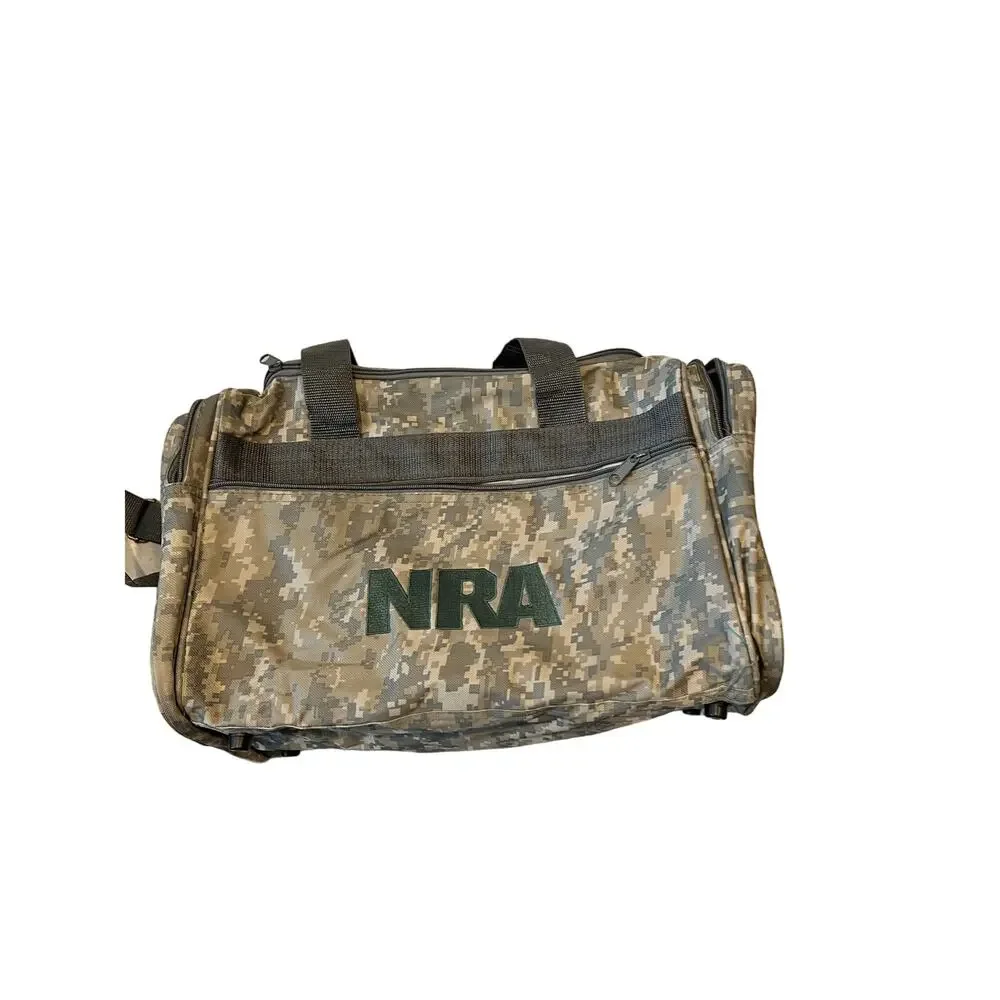 NRA Heavy Canvas Camo Duffel 18